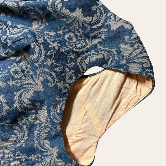 Addie|Fit & Flare Dress|Small|Brown Black|Knee Length|Sleeveless|Pleated|Cotton - Picture 11 of 15